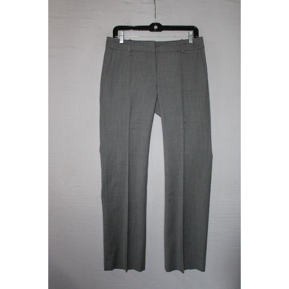 J.Crew Women’s Size 2 City Fit 100% Wool Gray Dress Pants Work Slacks Casual